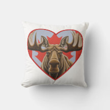 Eu amo o Canadá - Orgulho canadense de alce e folh