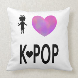 Almofada Eu amo o K-pop