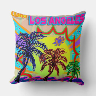 Almofada EU AMO O Travesseiro Eterno de Los Angeles