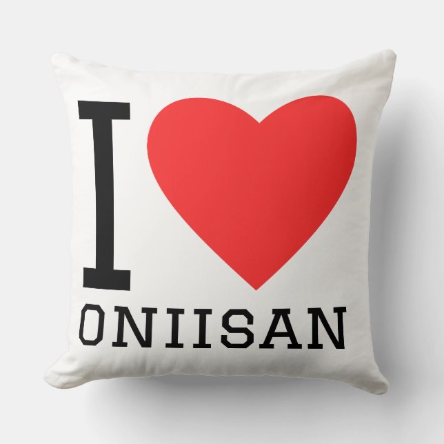 Almofada Eu amo oniisan  (Frente)