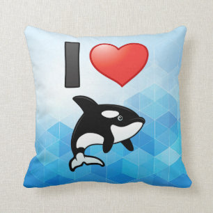 Almofada Eu Amo Orcas