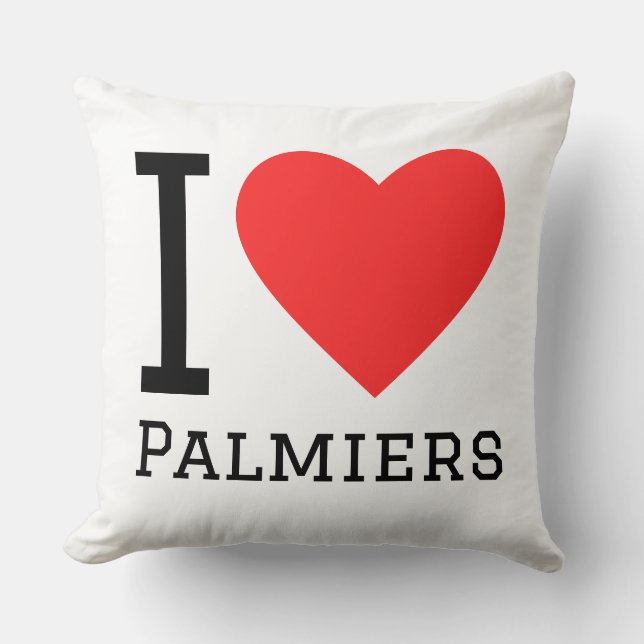 Almofada Eu amo palmiers (Frente)