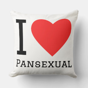Almofada Eu amo Pansexual