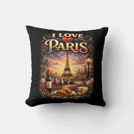 Almofada Eu Amo Paris