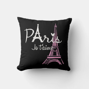 Almofada Eu Amo Paris Eiffel Torre França Souvenir Francês
