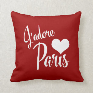 Almofada Eu amo Paris - J'adore Paris!