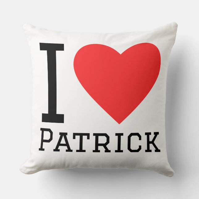 Almofada Eu amo Patrick  (Frente)