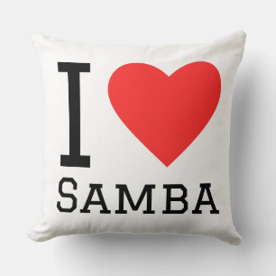 Almofada Eu amo samba