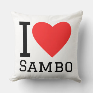 Almofada Eu amo sambo