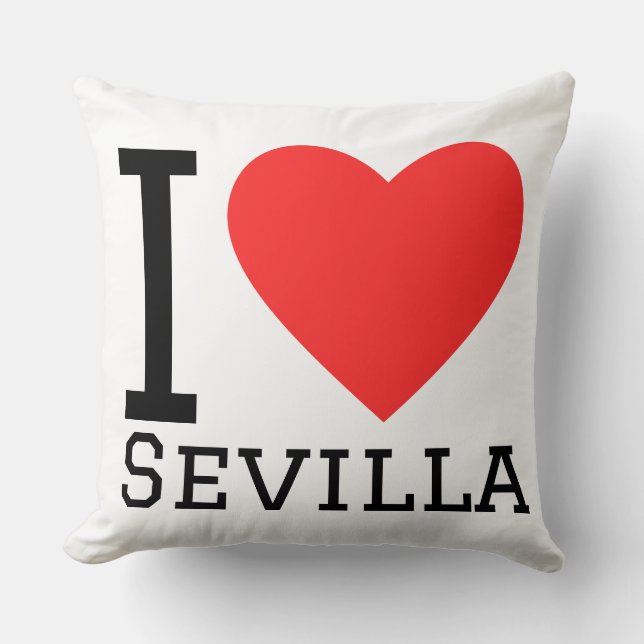 Almofada Eu amo Sevilha (Frente)