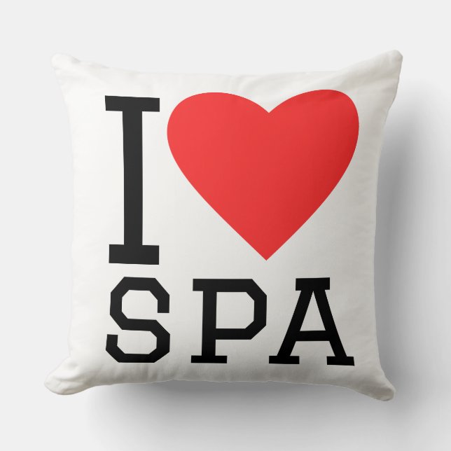Almofada Eu amo spa  (Frente)