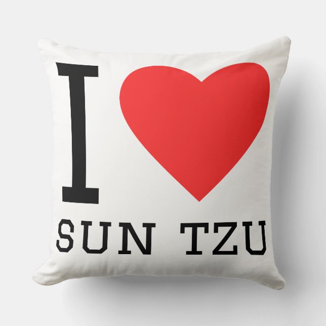 Almofada Eu amo Sun Tzu (Frente)