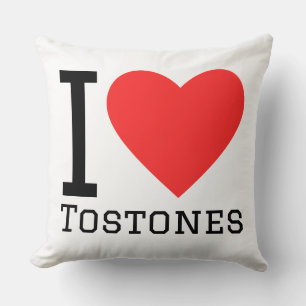 Almofada Eu amo tostones