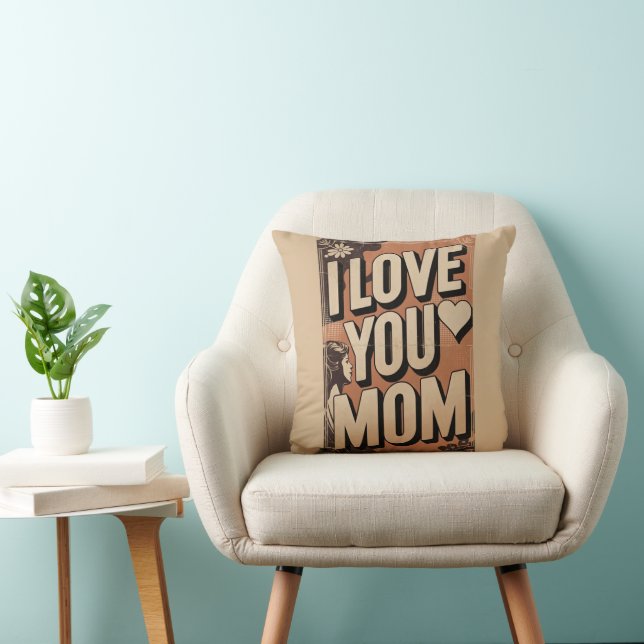 Almofada eu amo você mãe (Cadeira)