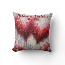 Eu Amo Vocês Dois Corações Abstrato Personalizados
