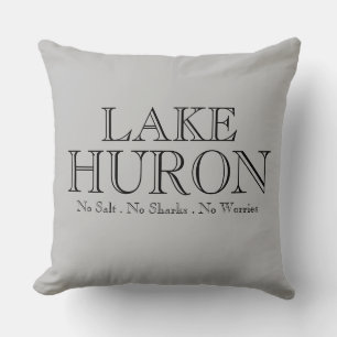 Almofada Eu coração LAKE HURON, Excelente Lago design