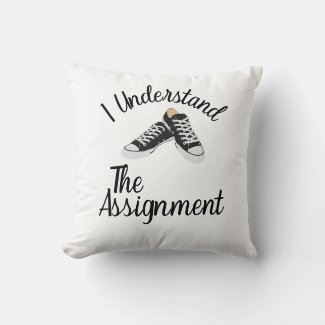 Almofada Eu Entendo A Atribuição Votar Presente Azul (Frente)