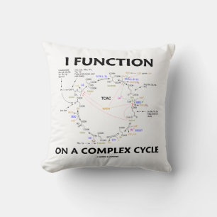 Almofada Eu Funciono Em Um Humor Ciclo Complexo