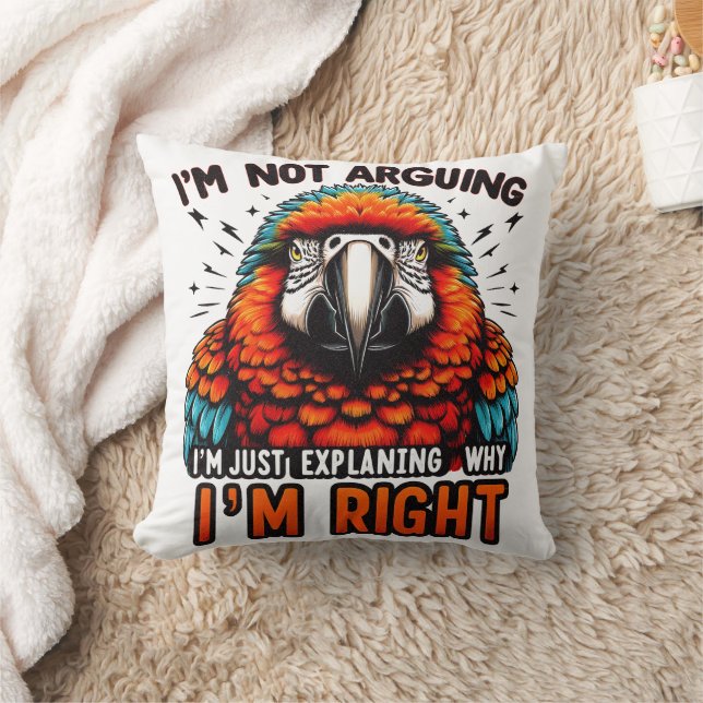 Almofada Eu não estou discutindo (Cobertor)