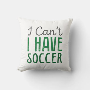 Almofada Eu não posso ter futebol