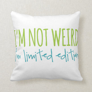 Almofada Eu não sou estranho mim sou edição limitada