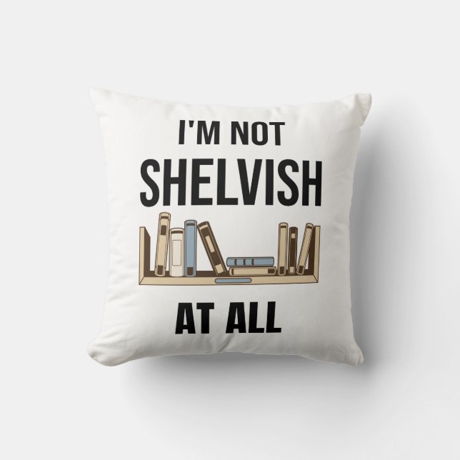 Almofada Eu não sou Shelvish. (Frente)