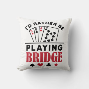 Almofada Eu Preferencialmente jogando o jogo da ponte Legal