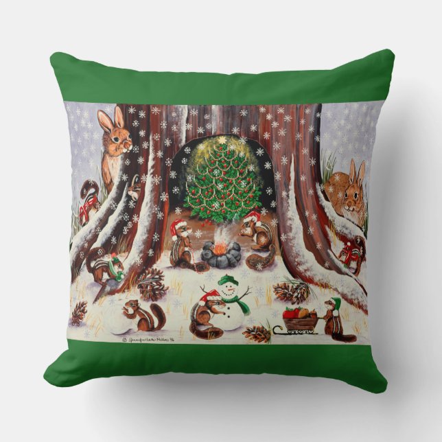 Almofada Eu queria que tivéssemos sido convidados para o Tr (Frente)