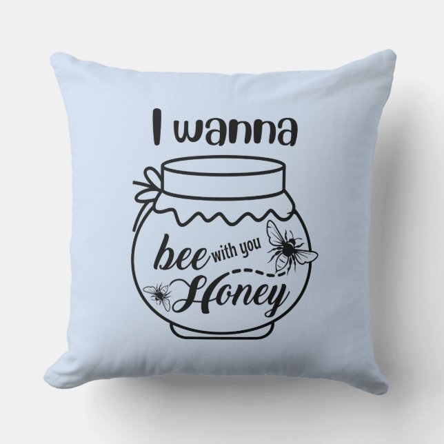 Almofada eu quero ser seu amor (Frente)