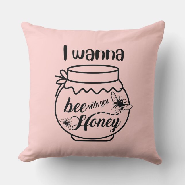 Almofada eu quero ser seu amor (Frente)