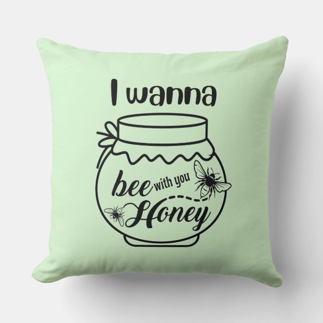 Almofada eu quero ser seu amor (Frente)