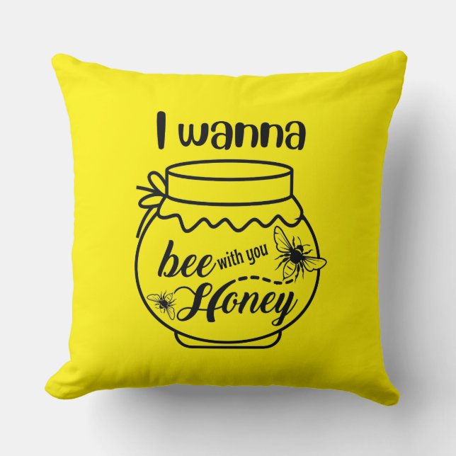 Almofada eu quero ser seu amor (Frente)