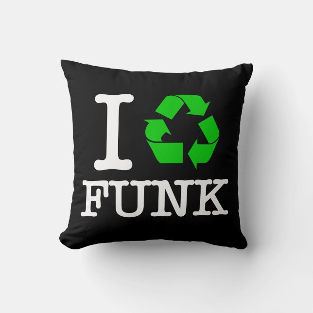 Almofada Eu Reciclo Funk (Frente)