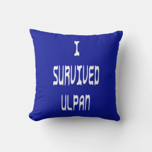 Almofada Eu Sobrevivi ao Ulpan