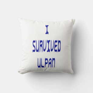 Almofada Eu Sobrevivi ao Ulpan