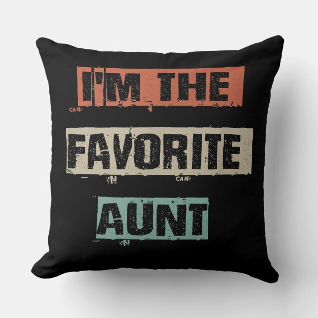 Almofada Eu Sou A Tia Favorita Gift (Frente)