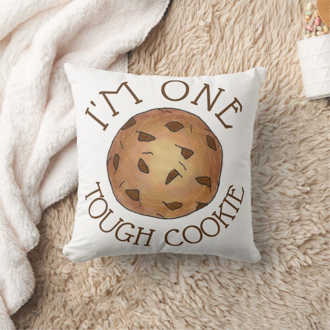 Almofada Eu sou um cookie cookie chocolate Chip Baker Foodi (Cobertor)