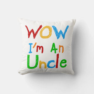 Almofada Eu sou um tio T-shirts e GIfts