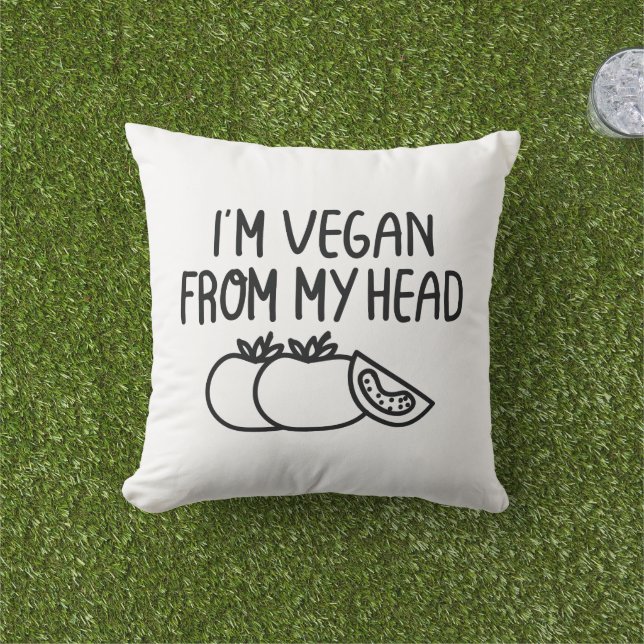 Almofada Eu sou Vegan (Grama)