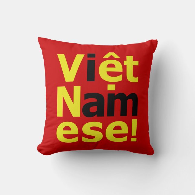 Almofada eu sou Viet Namese! (Frente)