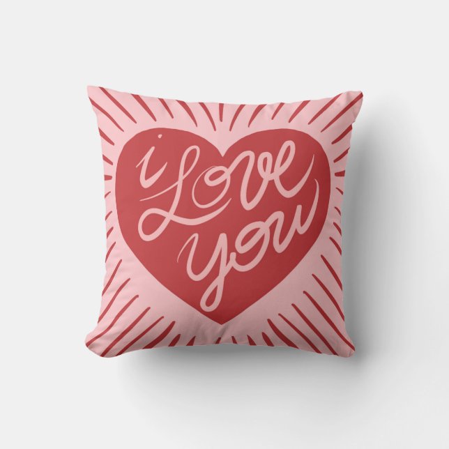 Almofada Eu te amo (Frente)