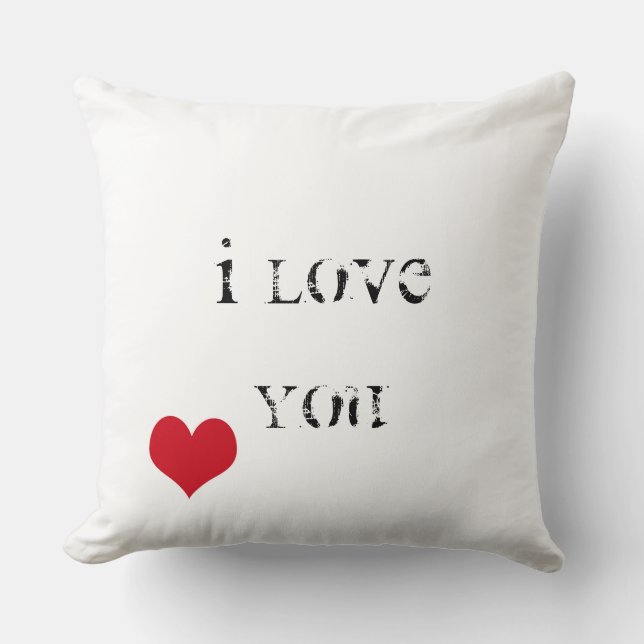 Almofada Eu te amo (Frente)
