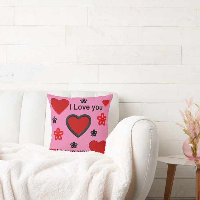 Almofada Eu te amo...mais do que qualquer palavra pode dize (Sofá)
