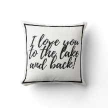 Eu te amo no lago e de volta!