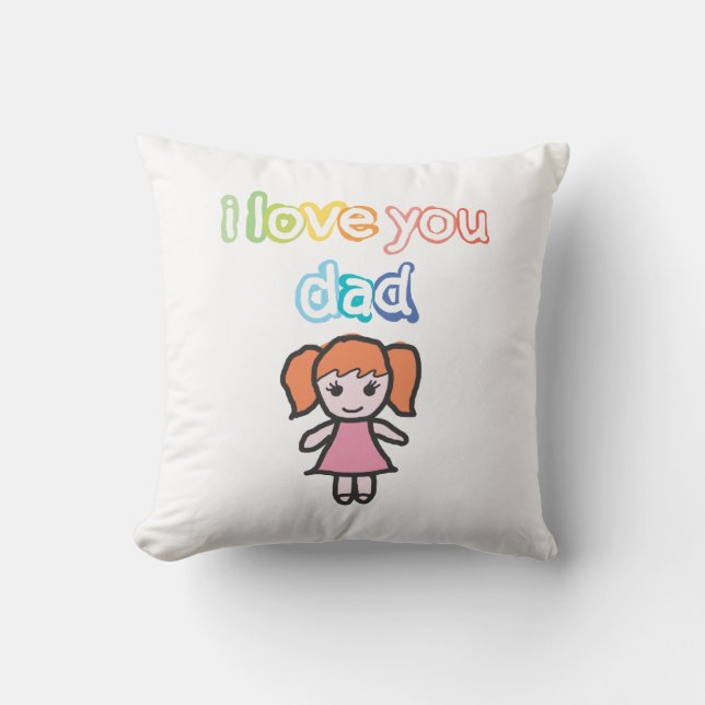 Almofada Eu Te Amo Pai (Frente)