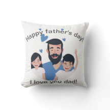 Eu te amo pai, família feliz do dia dos pais feliz