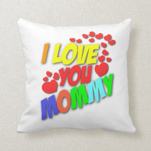Almofada Eu te amo travesseiro das mamães