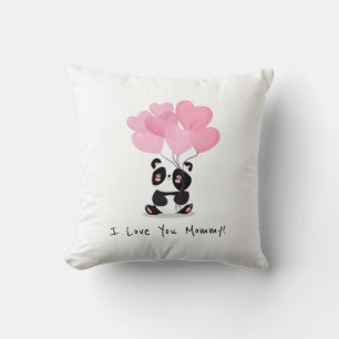 Almofada Eu te amo travesseiro decorativo do dia das mães 