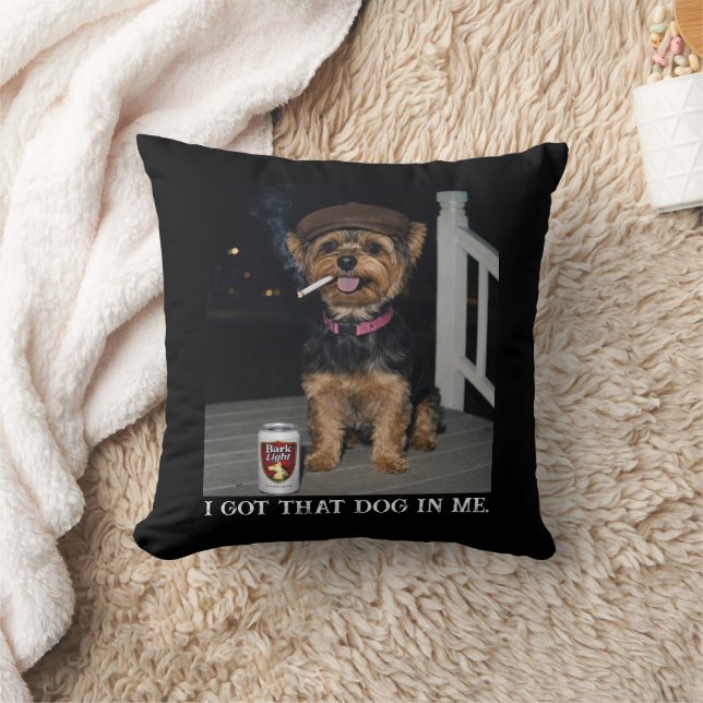 Almofada Eu Tenho Esse Cachorro Em Mim, Personalidade Engra (Cobertor)