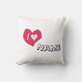 Almofada “Eu❤️Você Coração – Design de Presente Romântico F